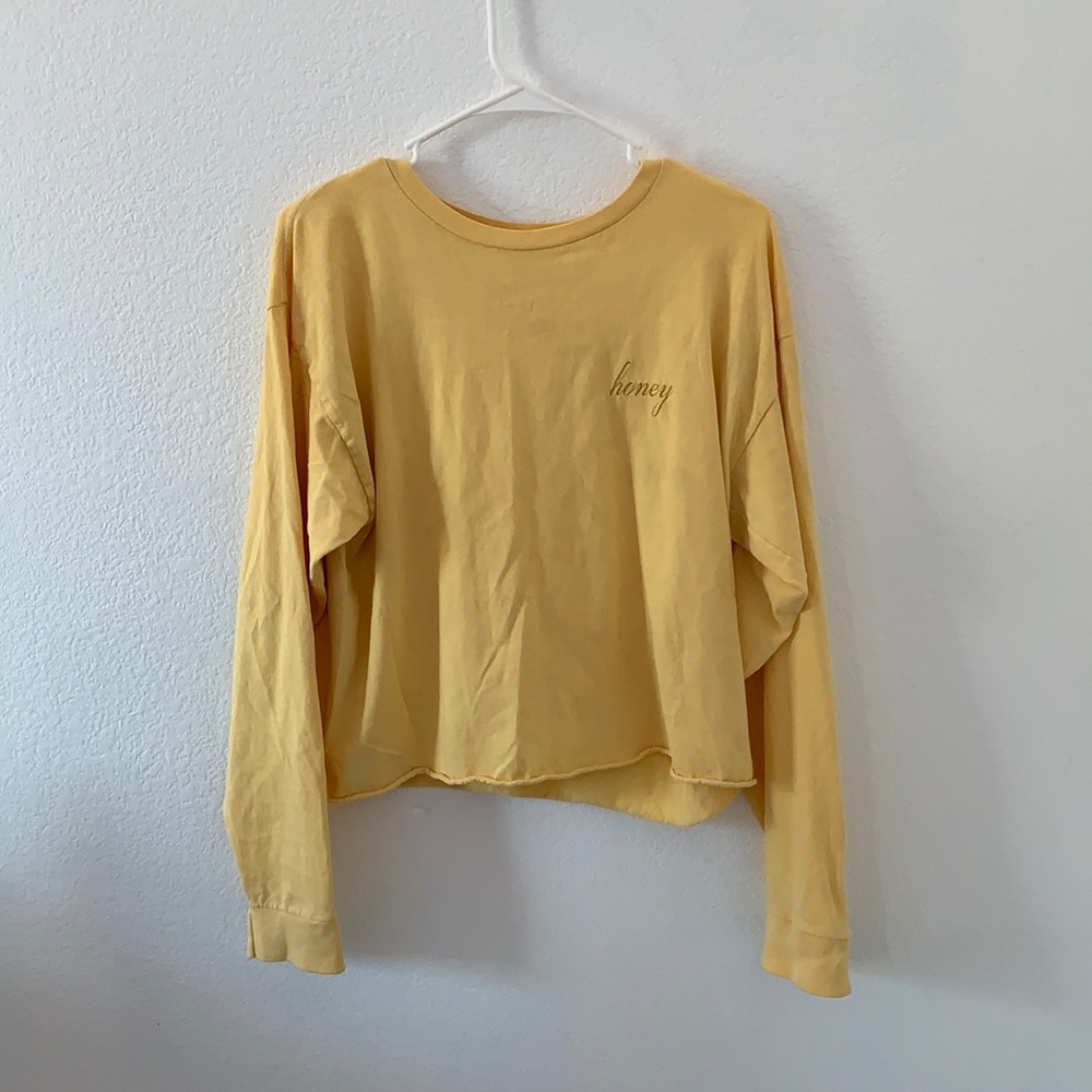 Yellow brandy melville long sleeve